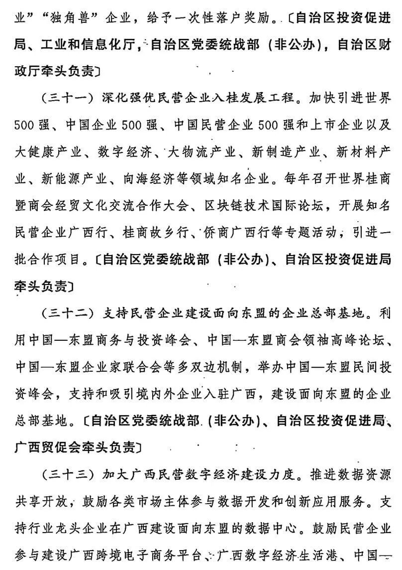 中共广西壮族自治区委员会自治区人民政府关于着力发展壮大民营经济的意见