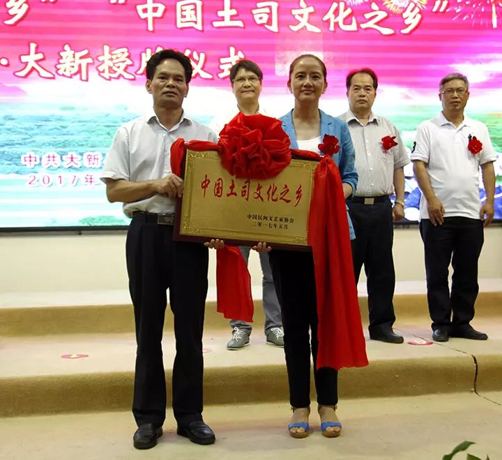 “中国侬垌文化之乡”“中国土司文化之乡”授牌仪式在大新县举行