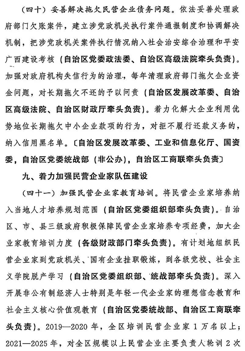 中共广西壮族自治区委员会自治区人民政府关于着力发展壮大民营经济的意见